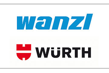 Würth24 Niederlassungen - Kombi-Logo der Unternehmen Wanzl und Würth